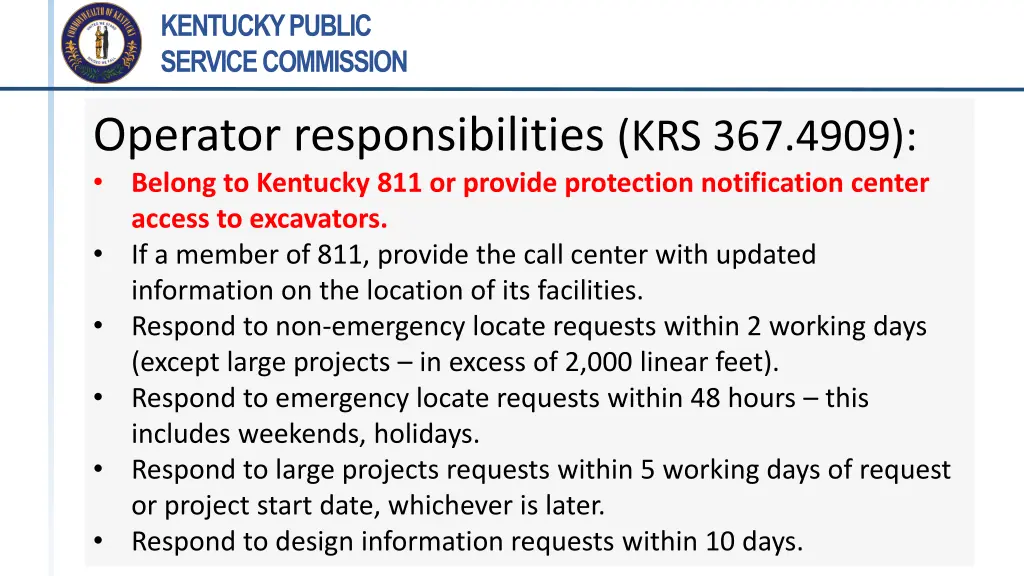 kentucky public service commission 8