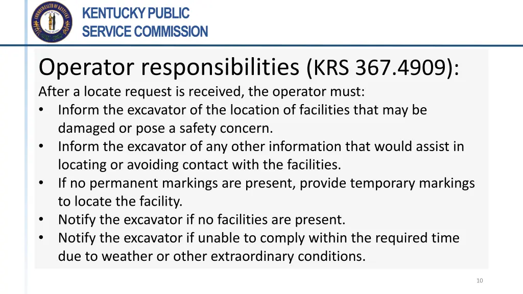 kentucky public service commission 9