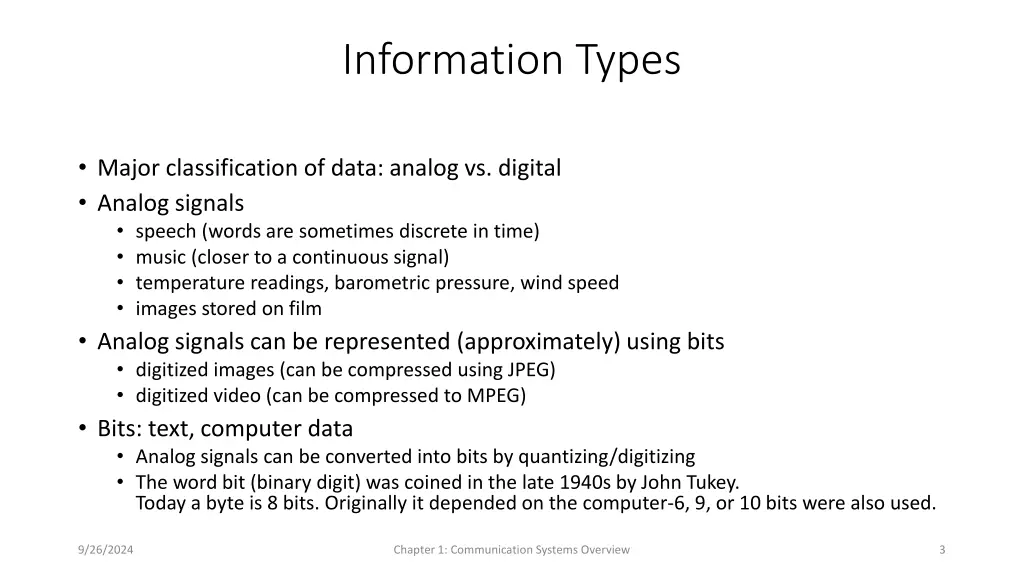 information types