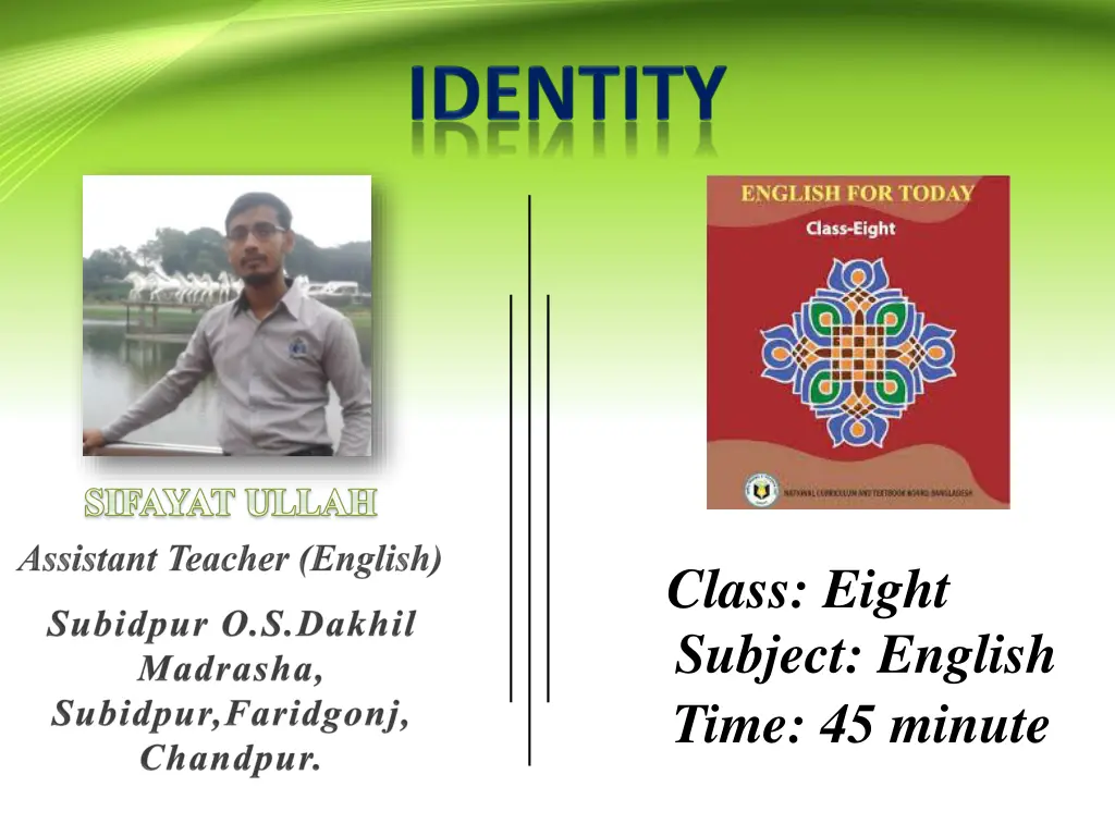 class eight subject english time 45 minute