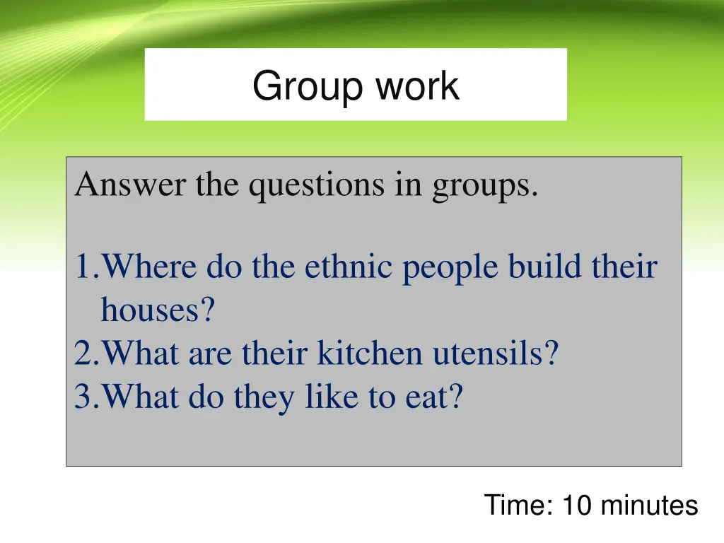 group work