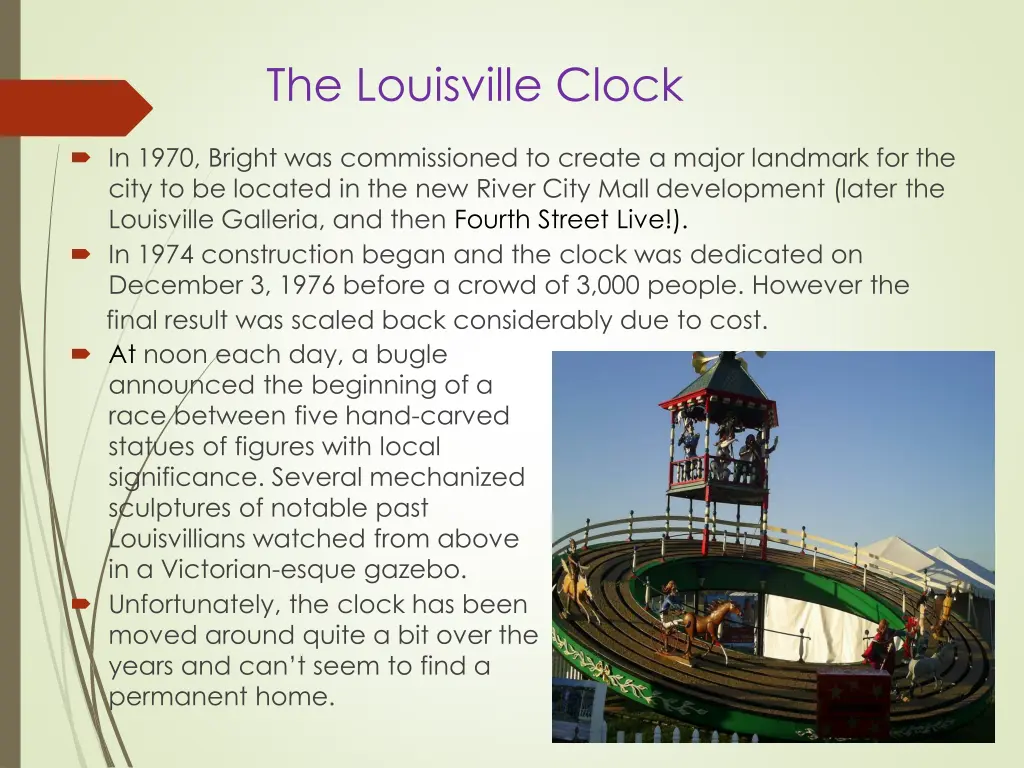 the louisville clock