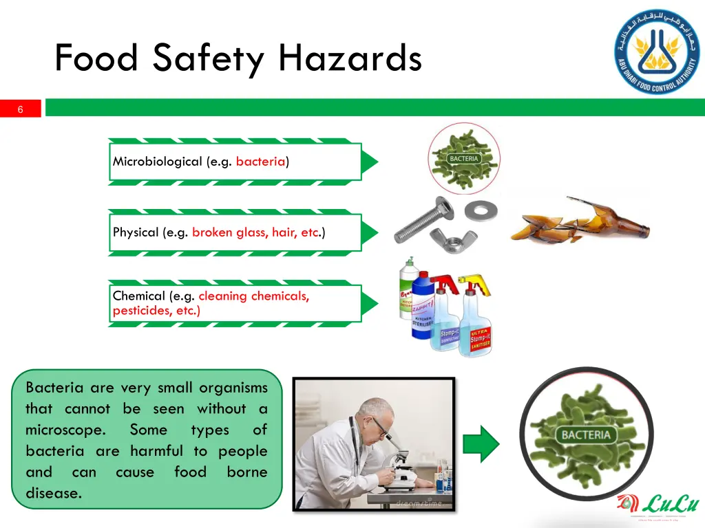 food safety hazards