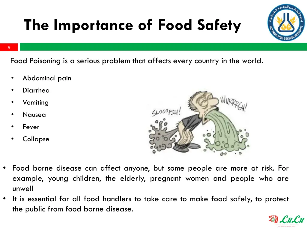 the importance of food safety
