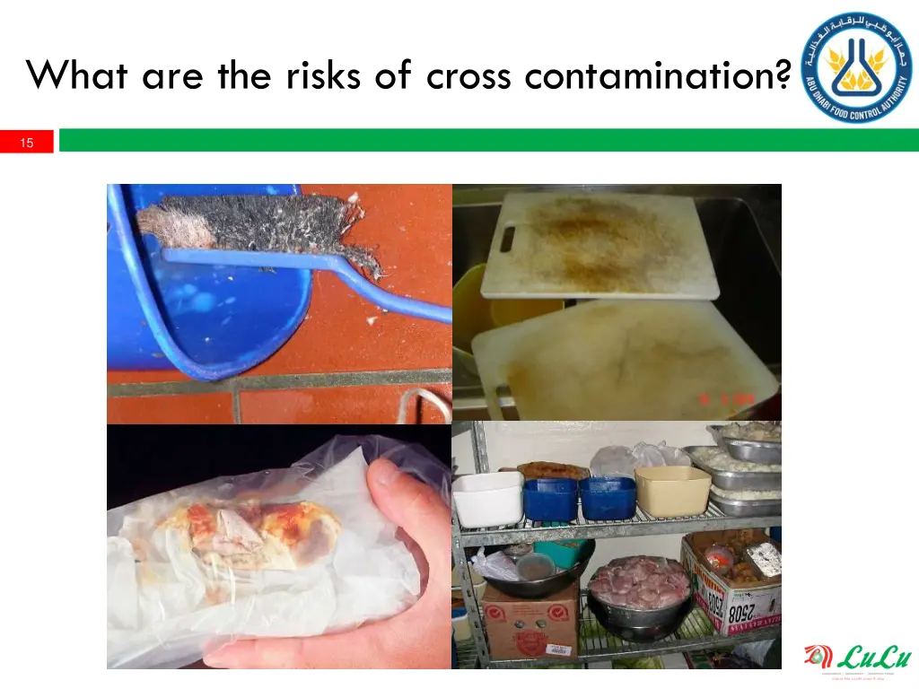 what are the risks of cross contamination