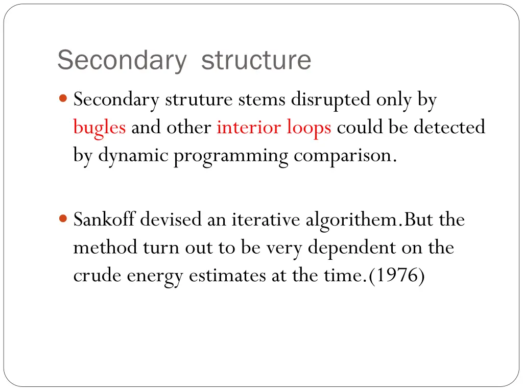 secondary structure 1