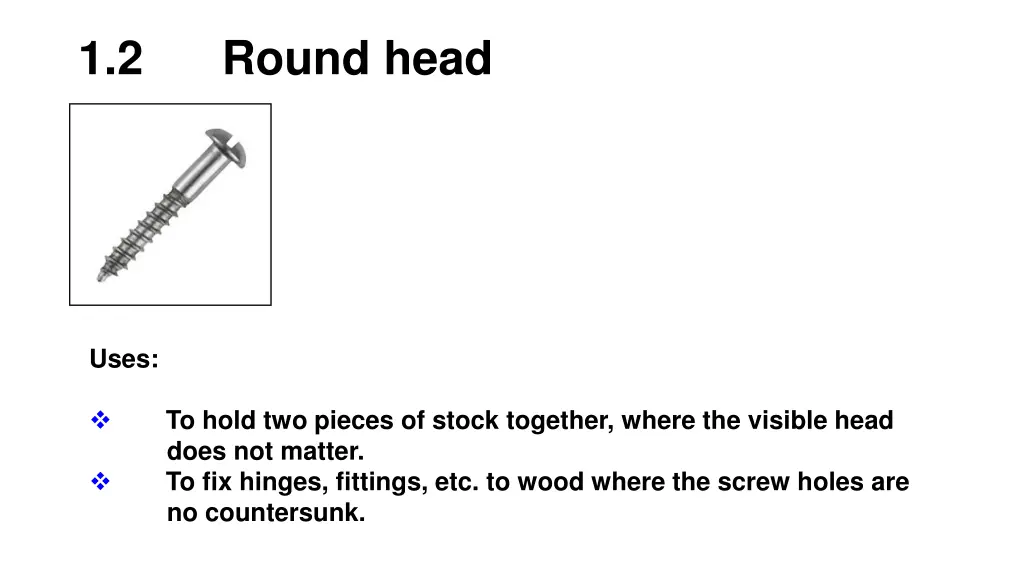 1 2 round head