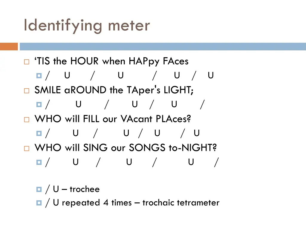 identifying meter