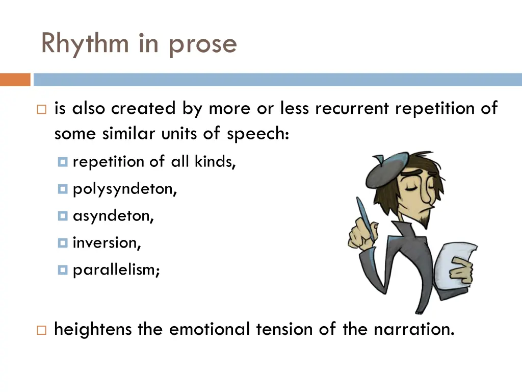 rhythm in prose 1