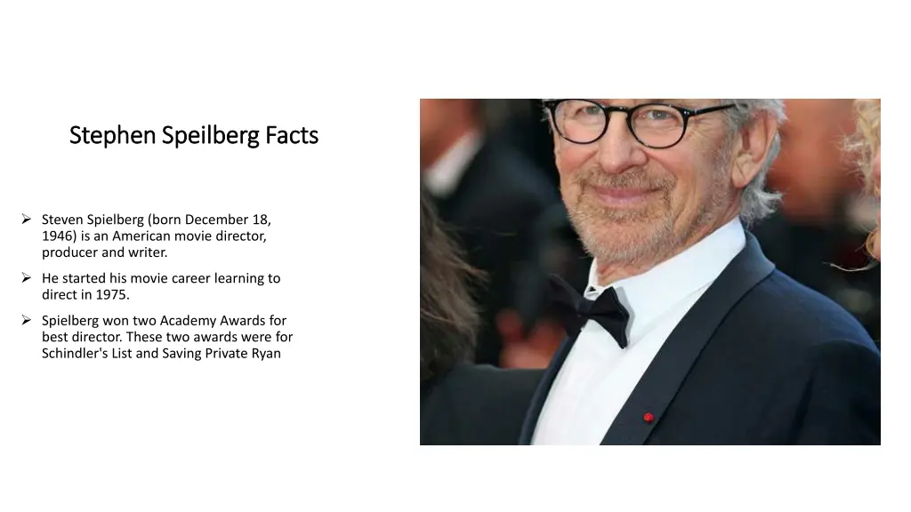 stephen stephen speilberg speilberg facts