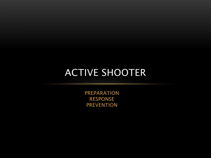 active shooter