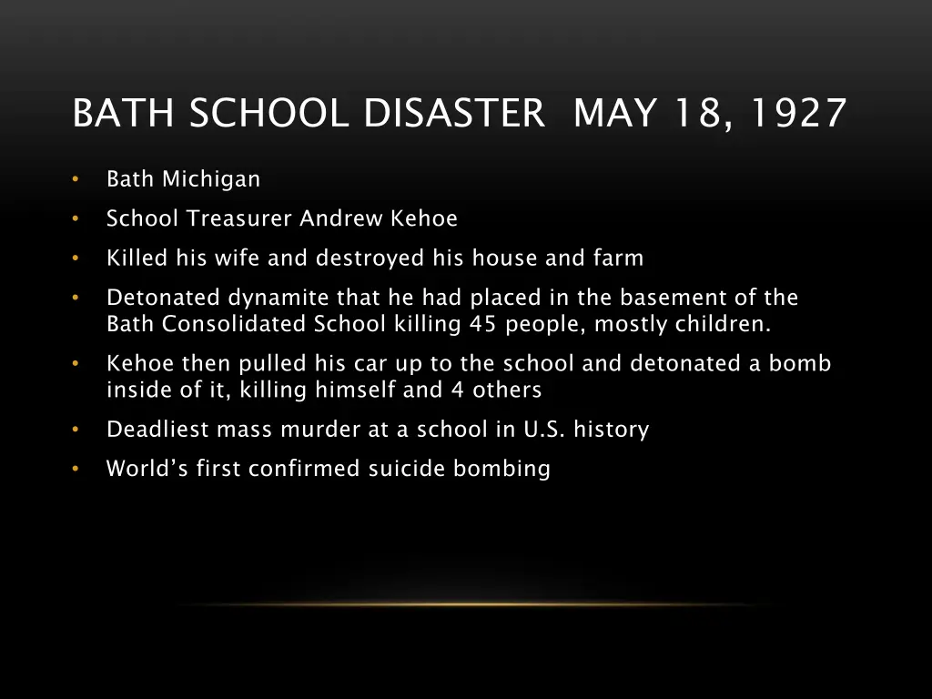 bath school disaster may 18 1927