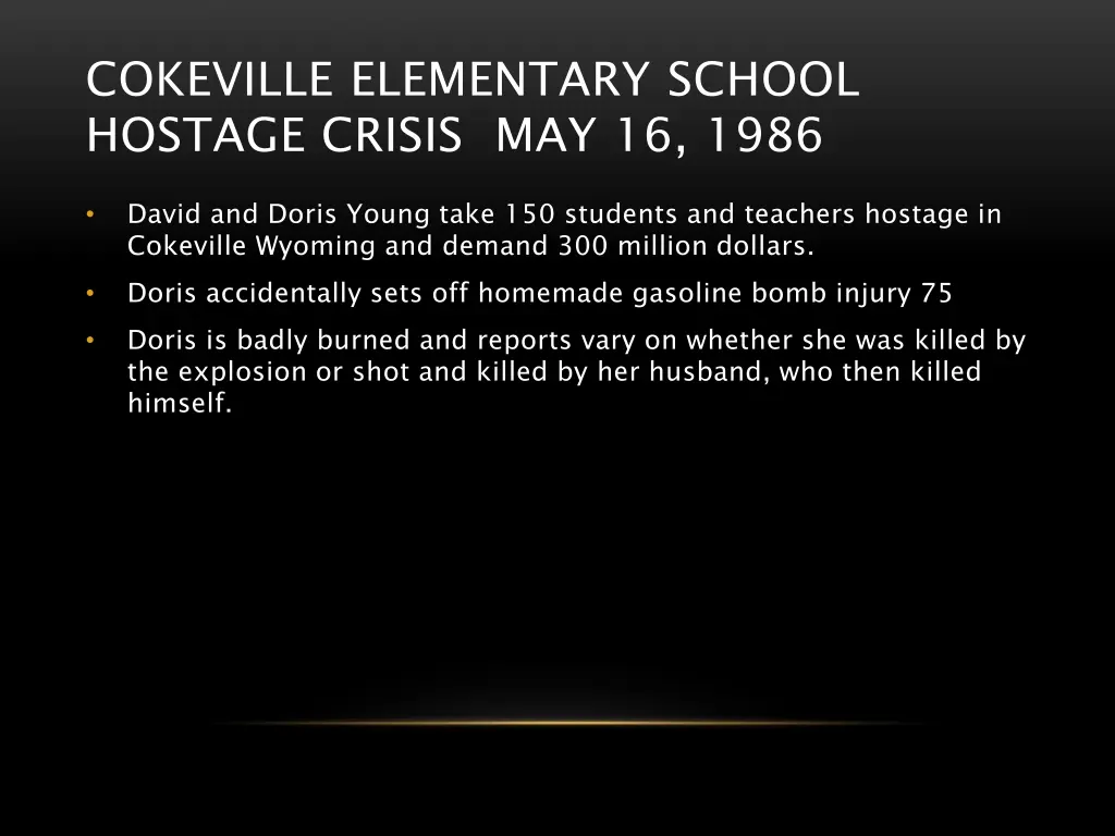 cokeville elementary school hostage crisis