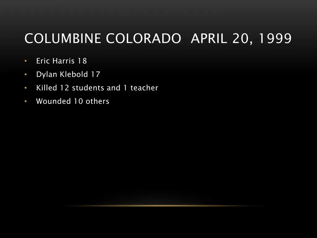 columbine colorado april 20 1999