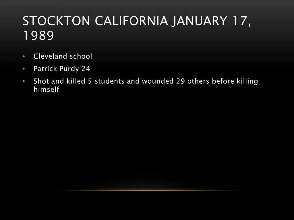 stockton california january 17 1989