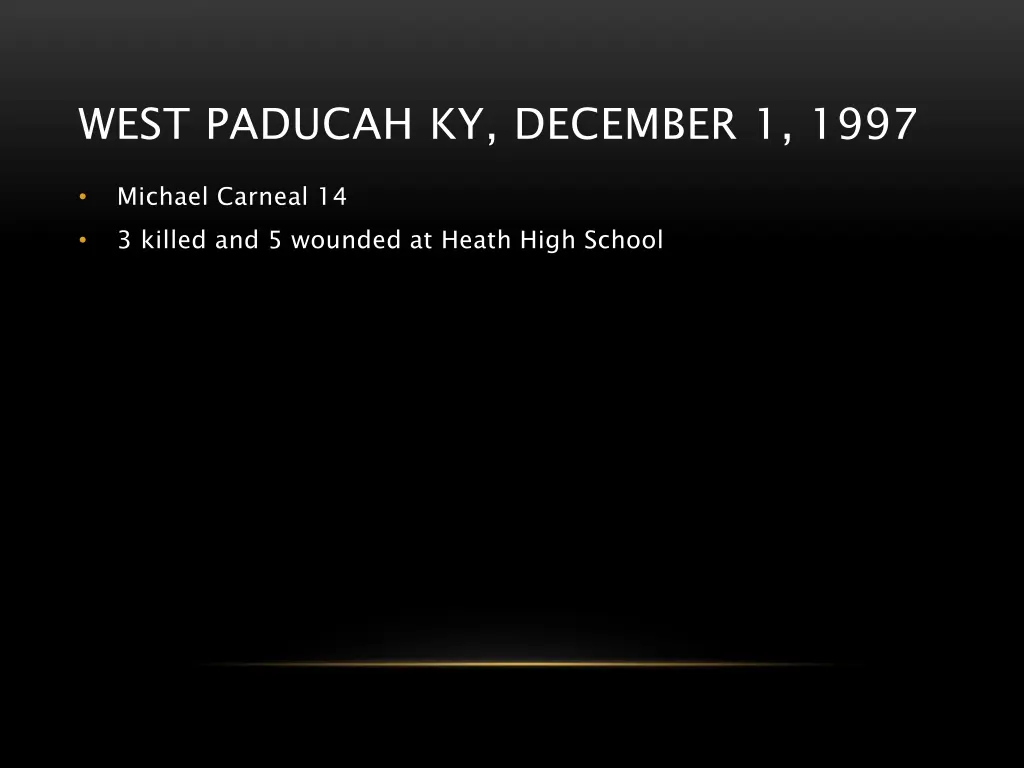 west paducah ky december 1 1997