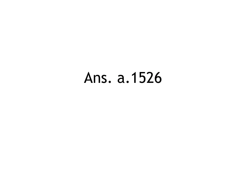 ans a 1526