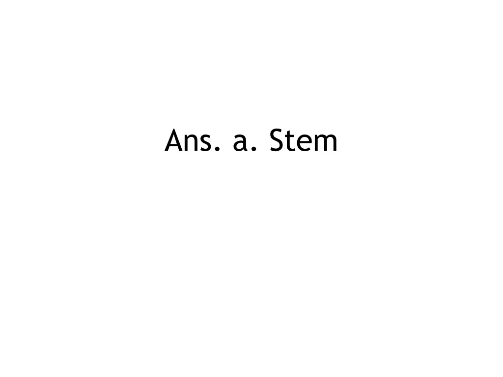 ans a stem