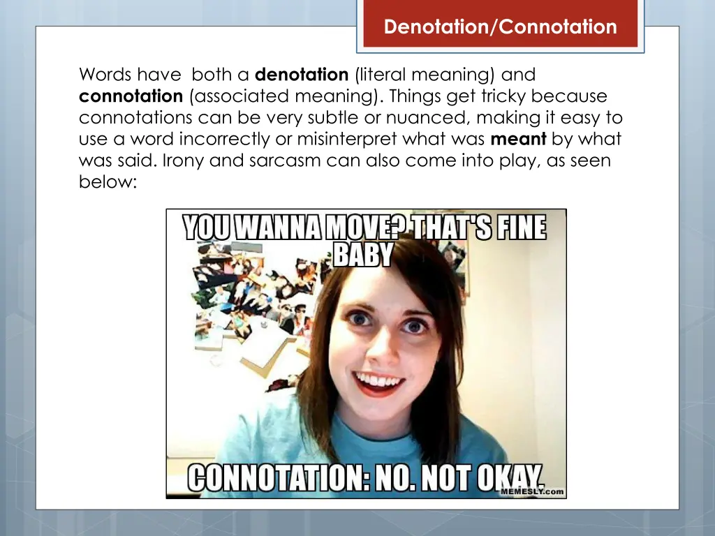 denotation connotation