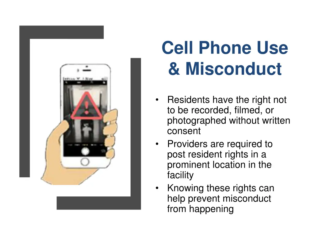 cell phone use misconduct