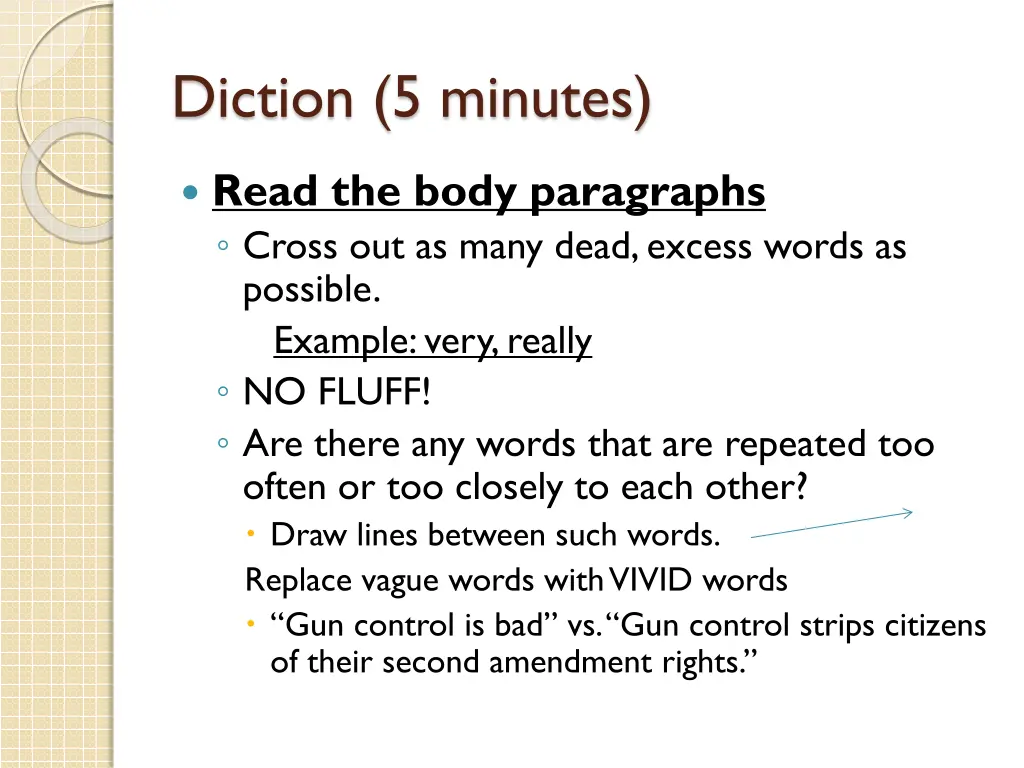 diction 5 minutes