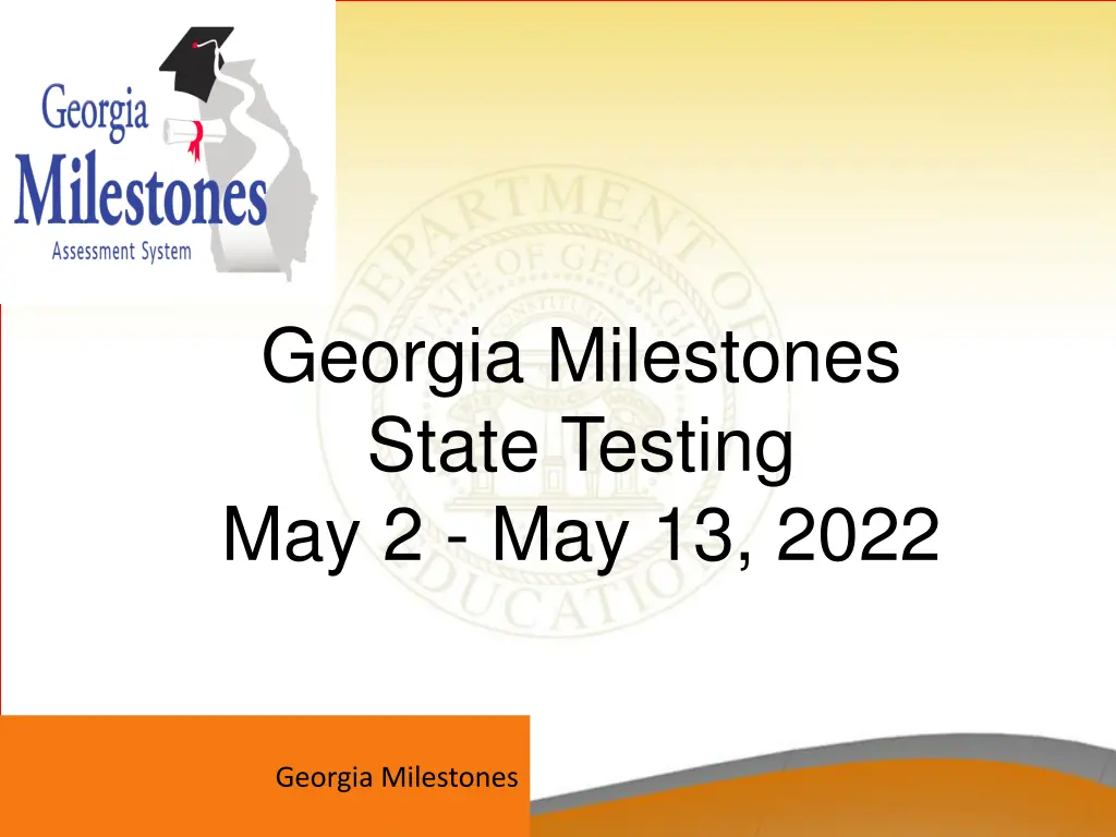 georgia milestones state testing may 2 may 13 2022