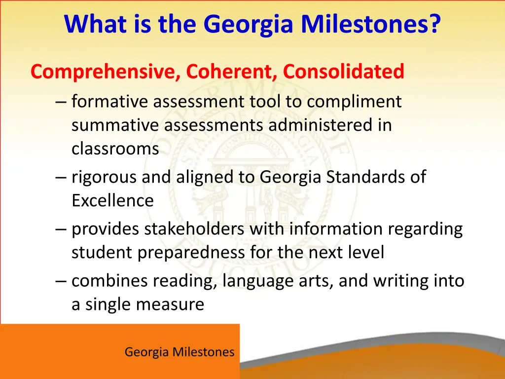 what is the georgia milestones