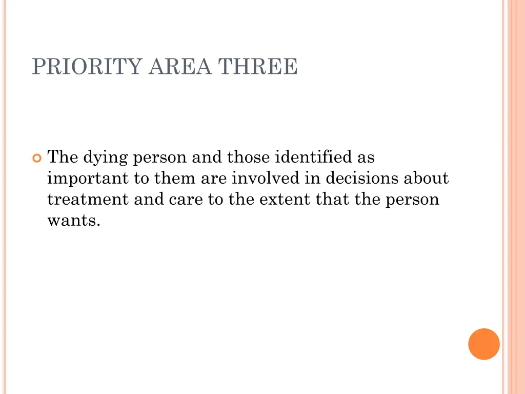 priority area three