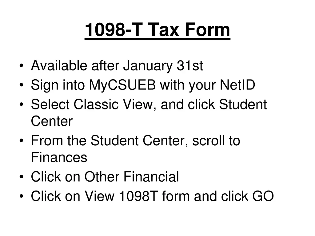 1098 t tax form