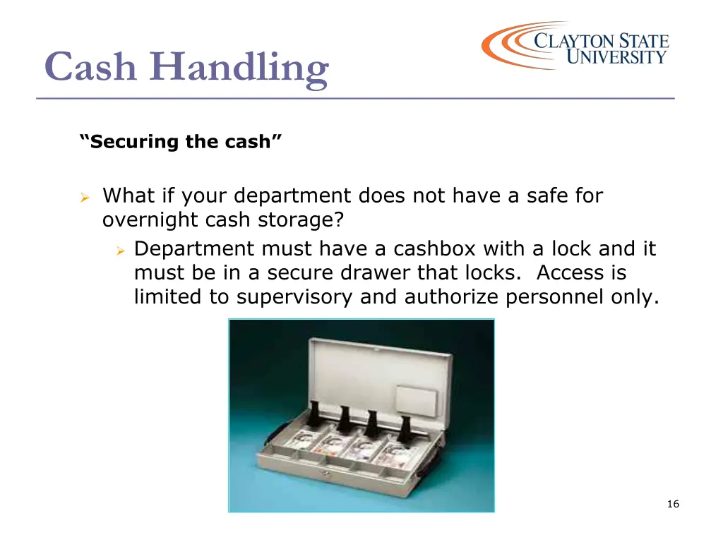 cash handling 14