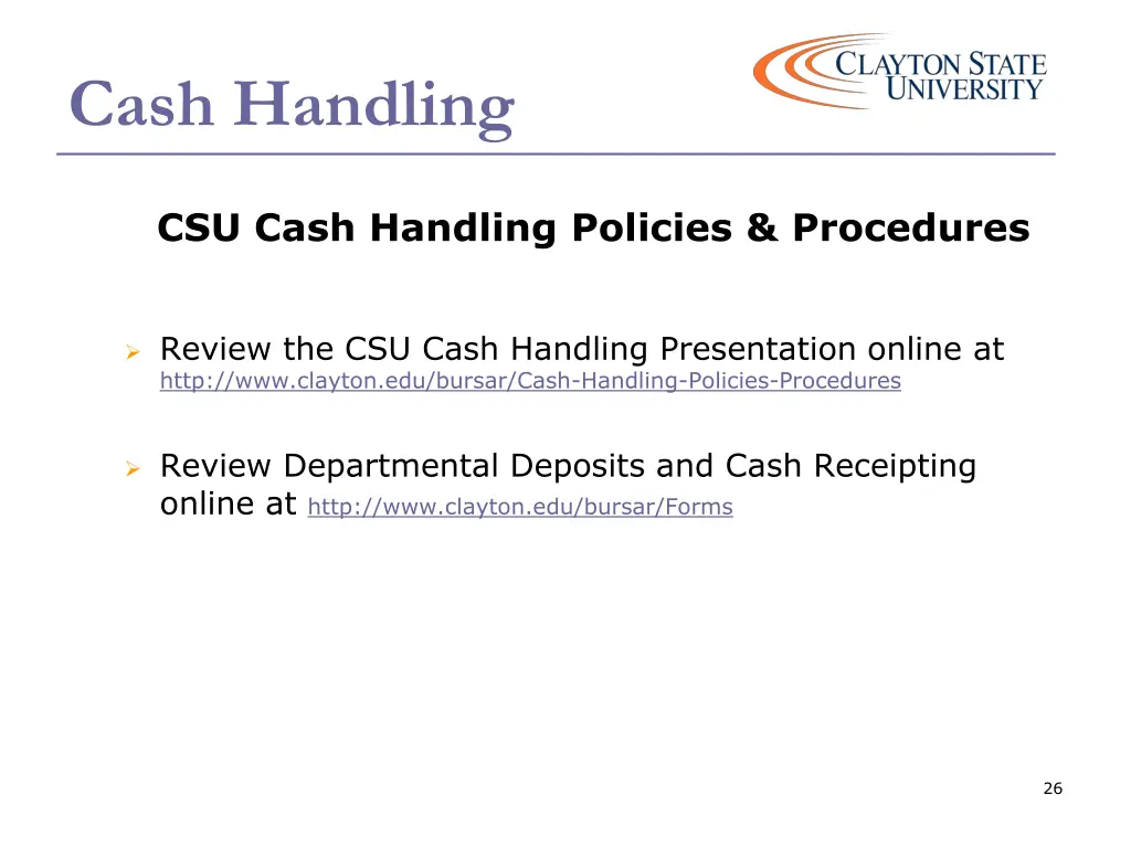 cash handling 24