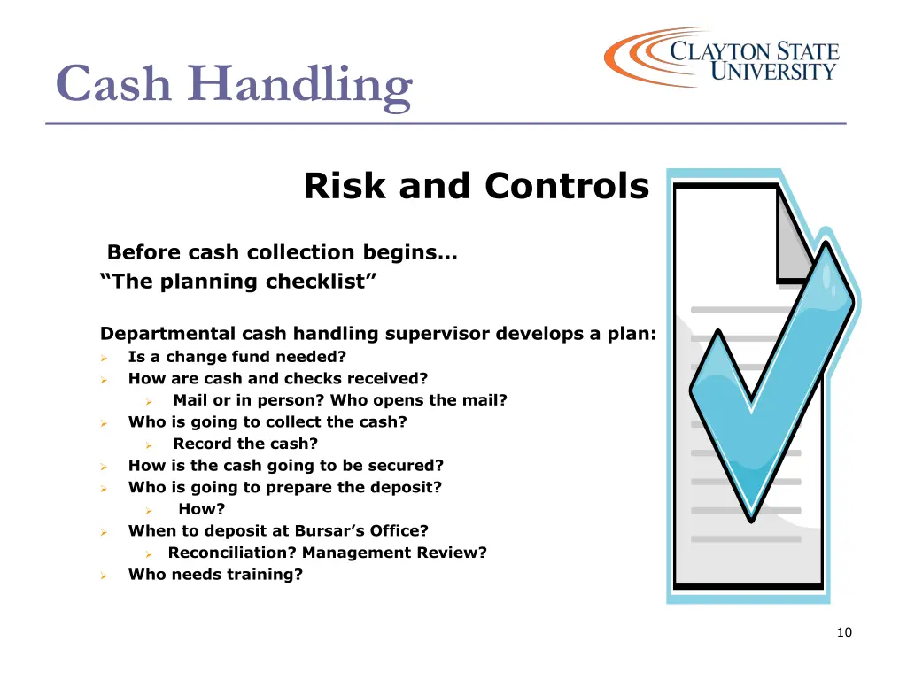 cash handling 8