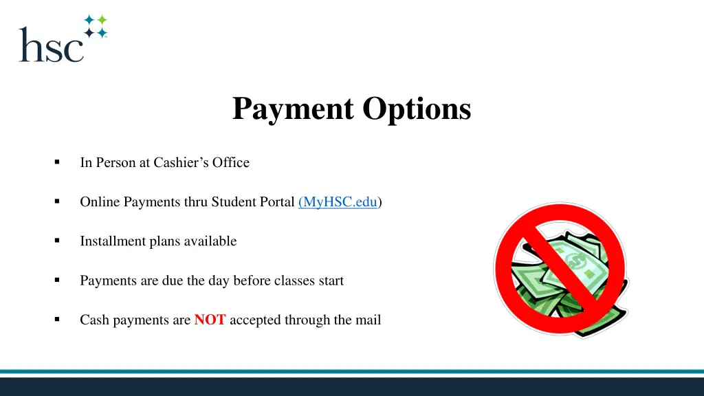 payment options