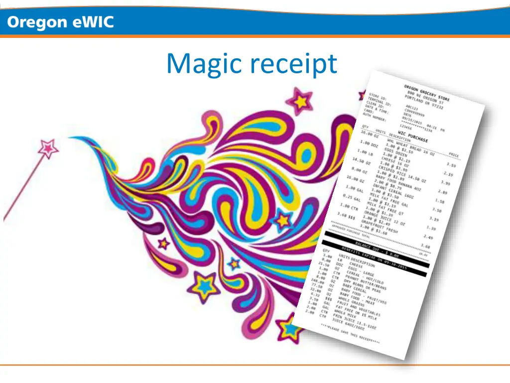 magic receipt