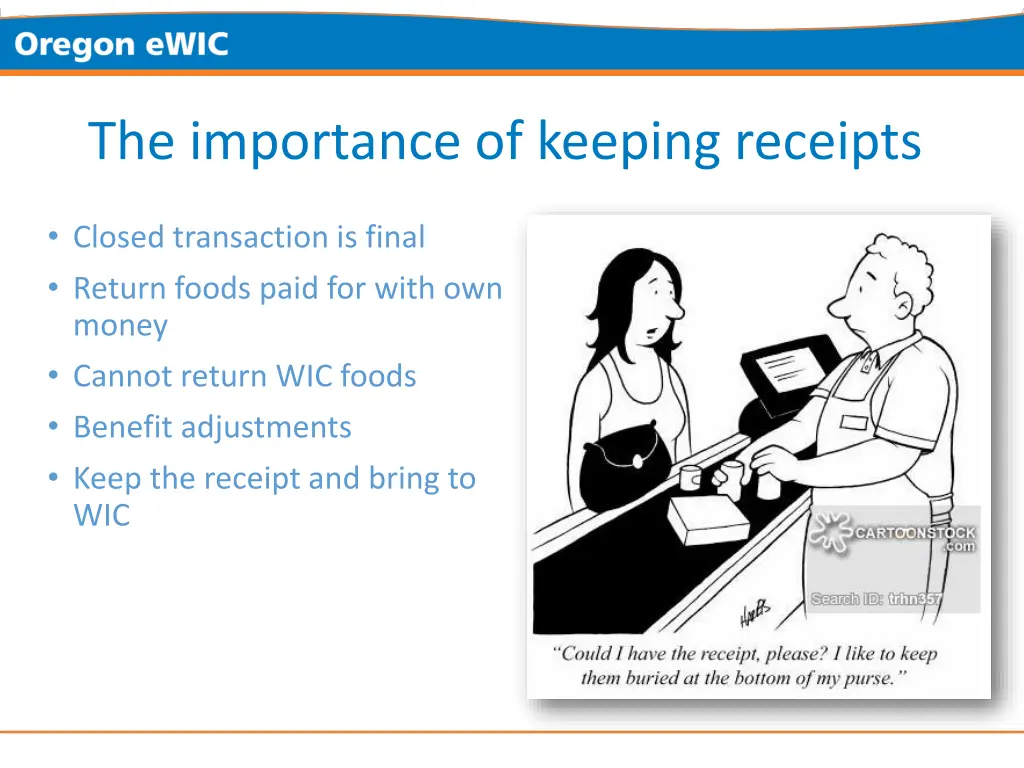 the importance of keeping receipts