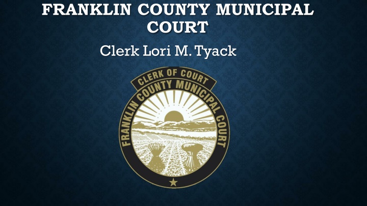 franklin county municipal court clerk lori m tyack