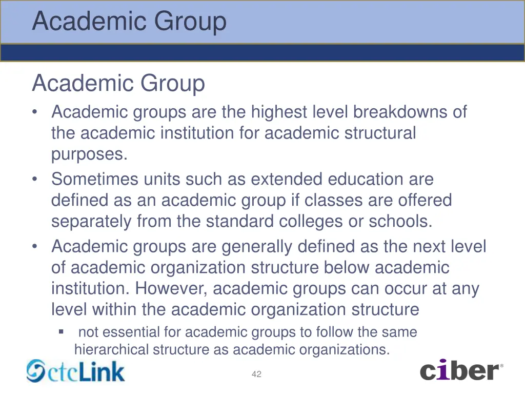 academic group