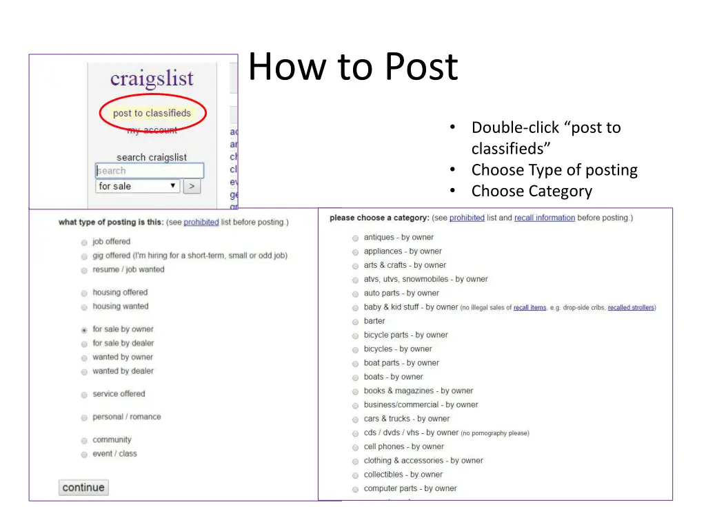 how to post