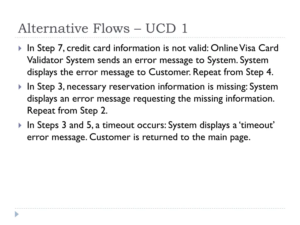 alternative flows ucd 1