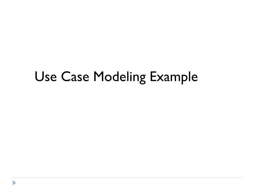 use case modeling example