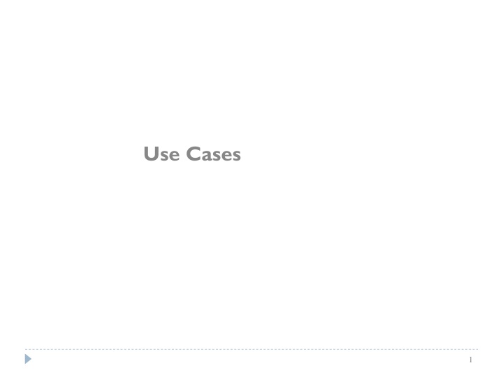 use cases