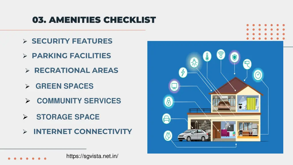 03 amenities checklist