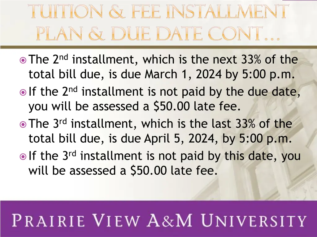 tuition fee installment tuition fee installment 2