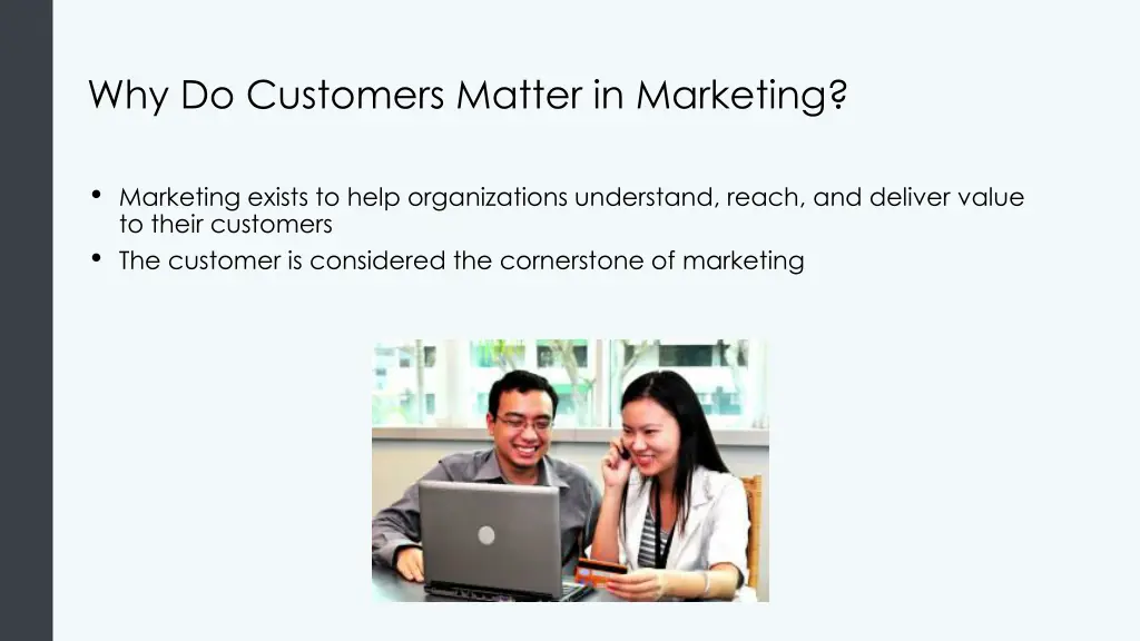 why do customers matter in marketing