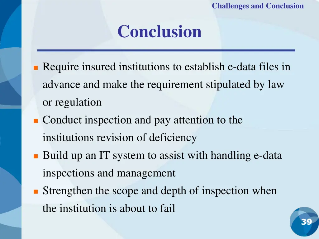 challenges and conclusion 2