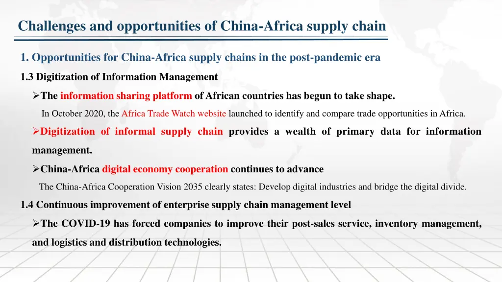 challenges and opportunities of china africa 2