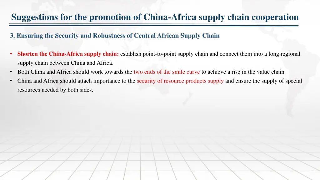 suggestions for the promotion of china africa 1