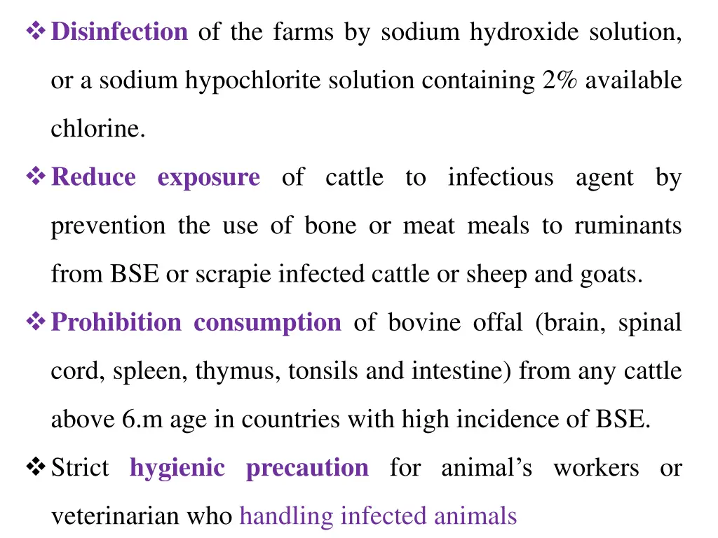 disinfection of the farms by sodium hydroxide