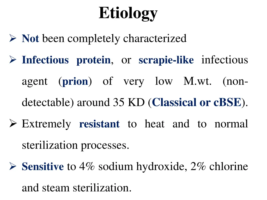 etiology