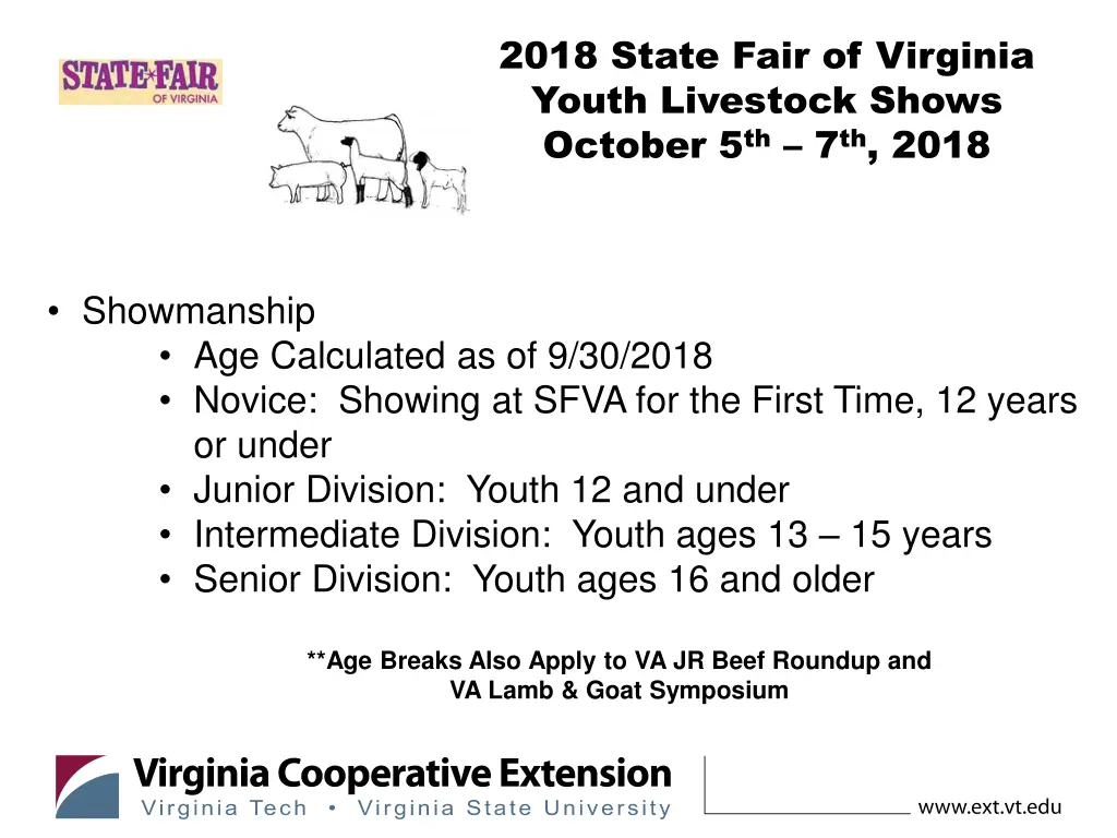 2018 state fair of virginia youth livestock shows 4